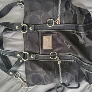 Black coach bag